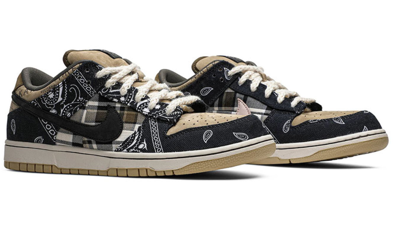 dunk low travis fragment
